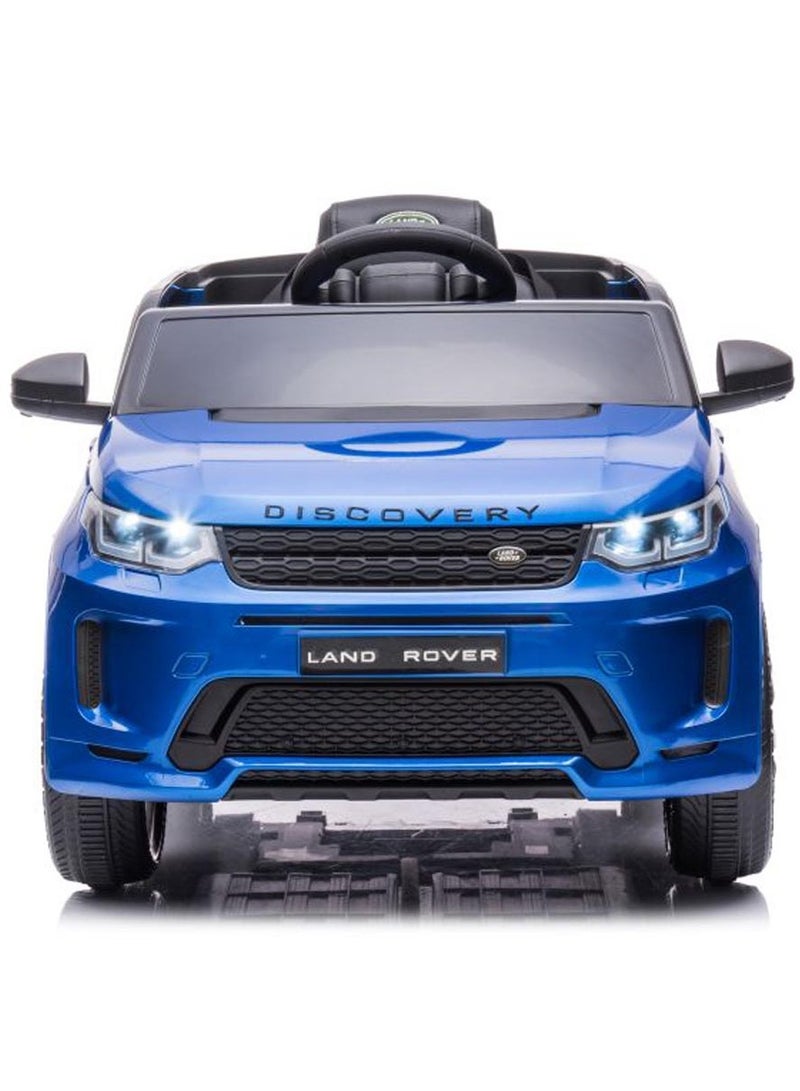 Land Rover Discover Official Licensed Kids Electric Ride On Toy Car With Parential Remote Control Best Gift For Kids-Blue