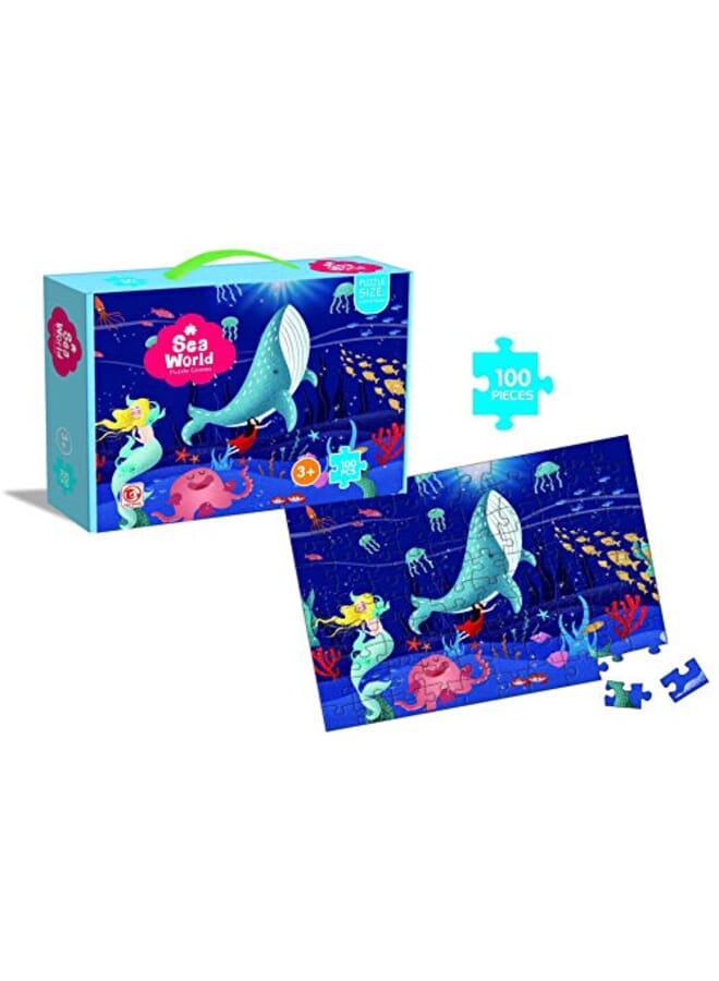 100 Pieces Sea World Kids Puzzle