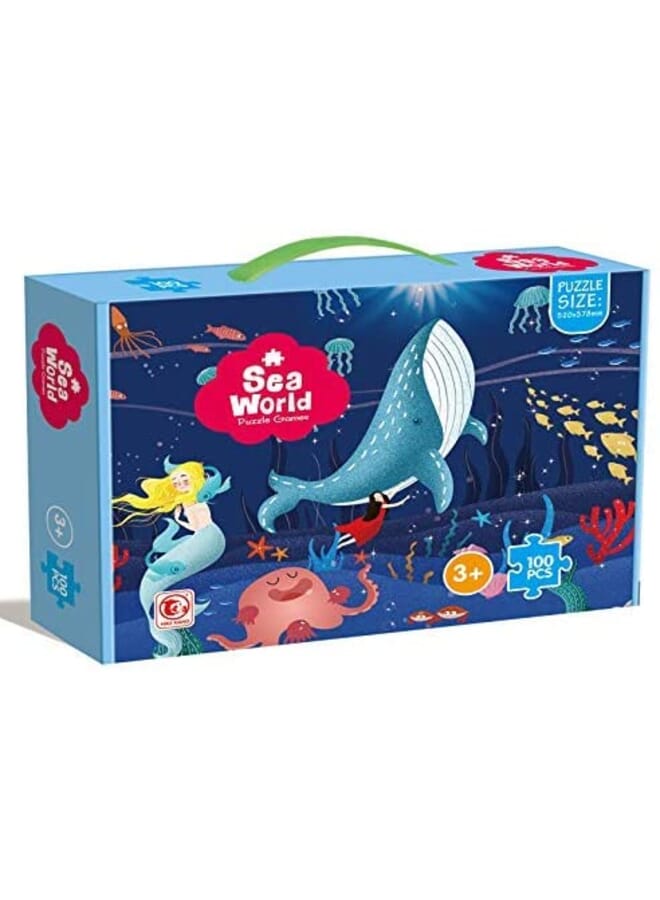 100 Pieces Sea World Kids Puzzle