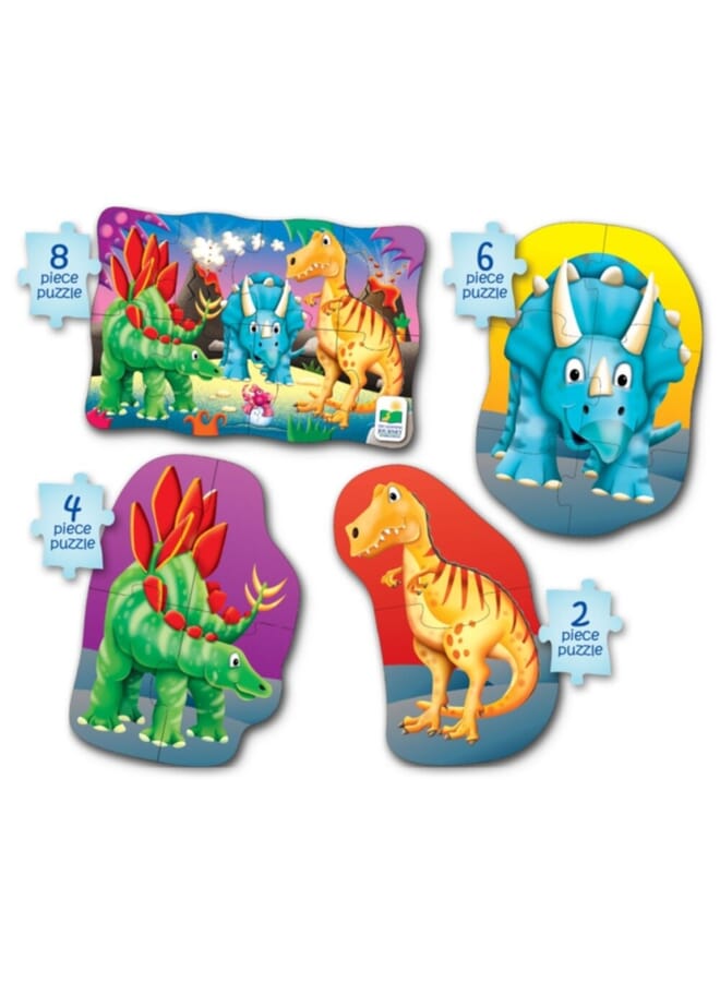 Mf Puzzle Set 4 In A Box Dino