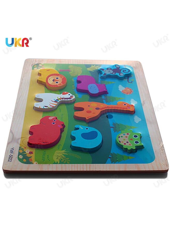 Animal Puzzle Board Ukr