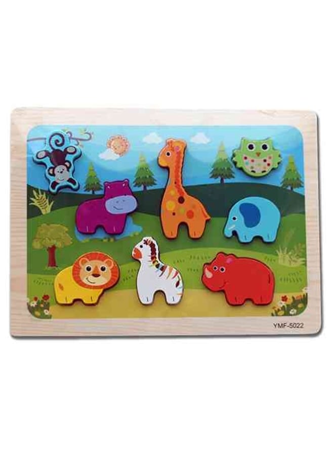 Animal Puzzle Board Ukr