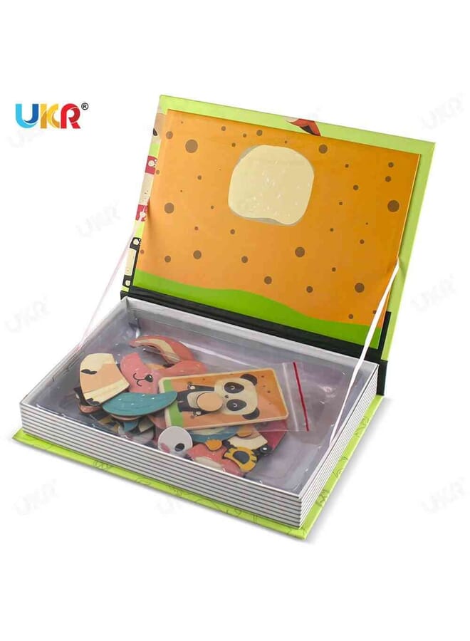 Ukr Magnetic Puzzle Book Animals