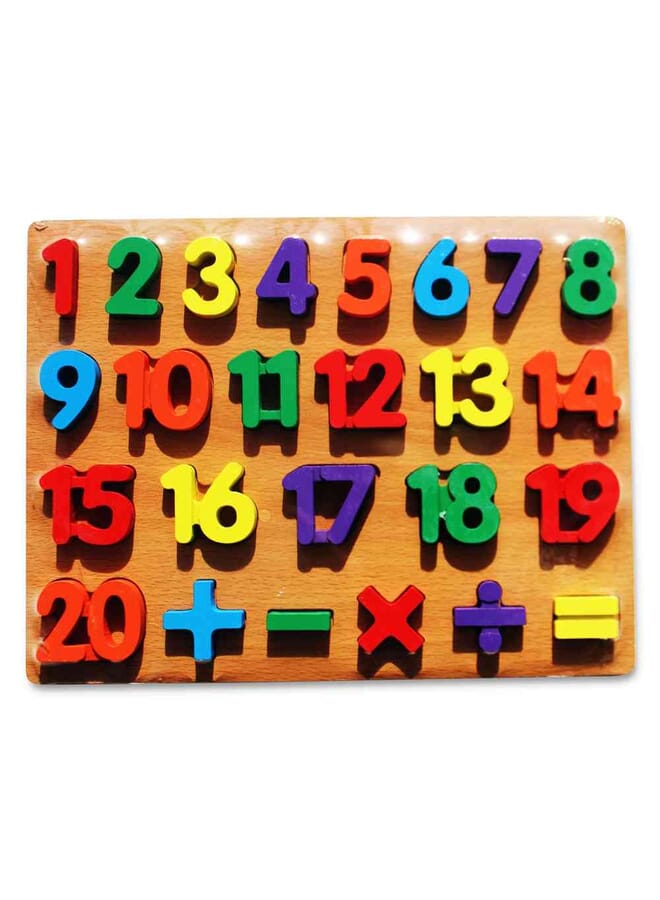 Puzzle Board Digits Ukr