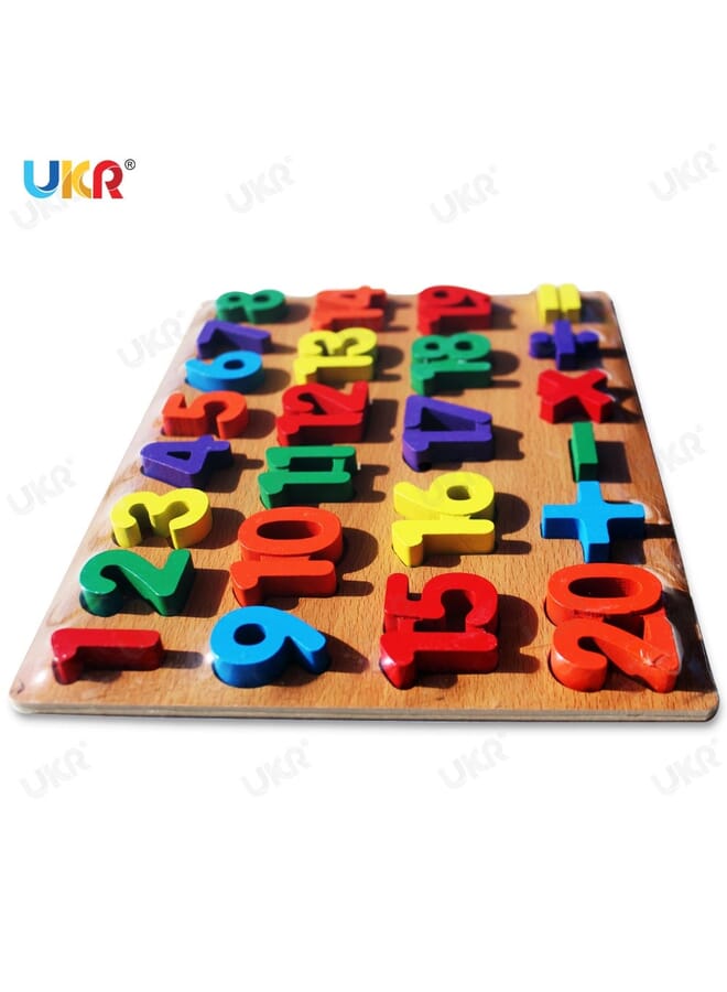 Puzzle Board Digits Ukr