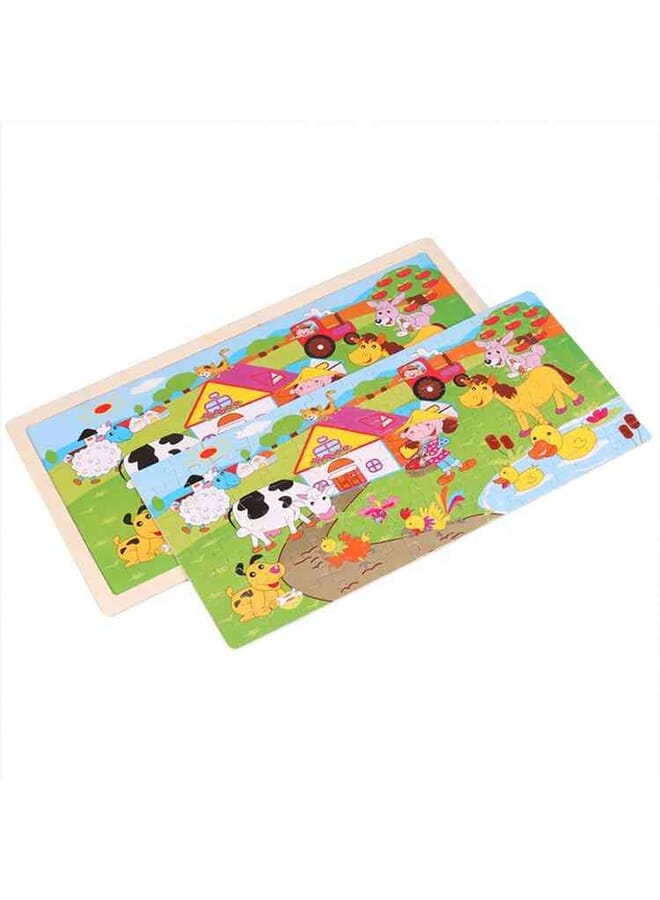 Farm Puzzle Wooden Ukr