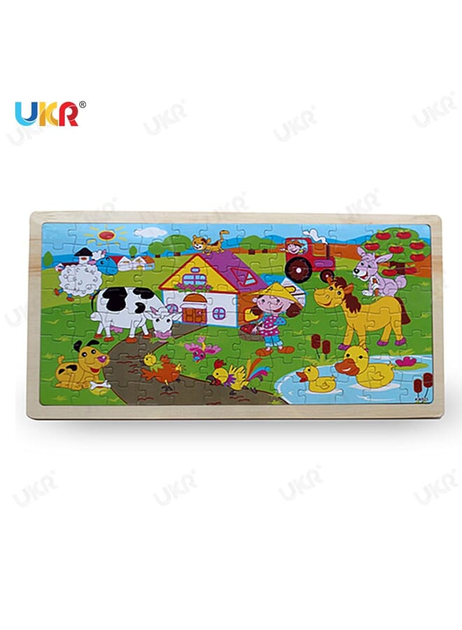 Farm Puzzle Wooden Ukr