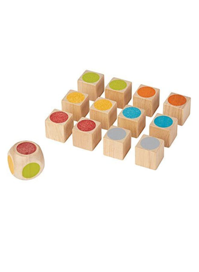 Wooden Memo Game Multicolor