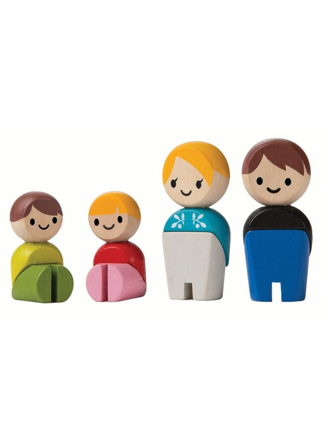 Wooden Family Ii European Multicolor