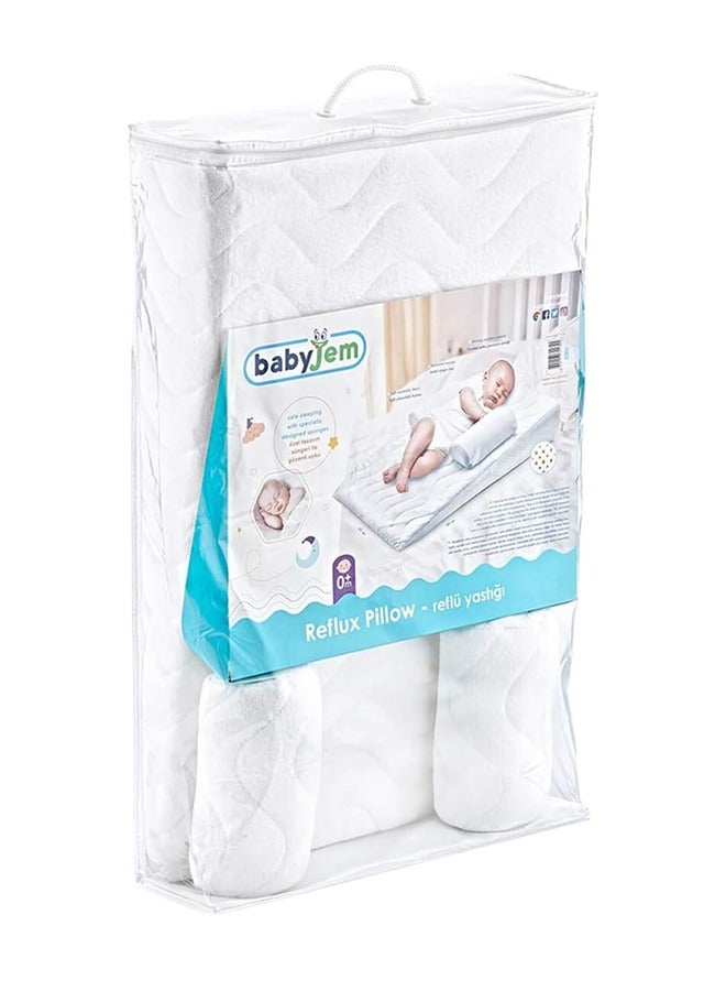 Baby Reflux Pillow - White