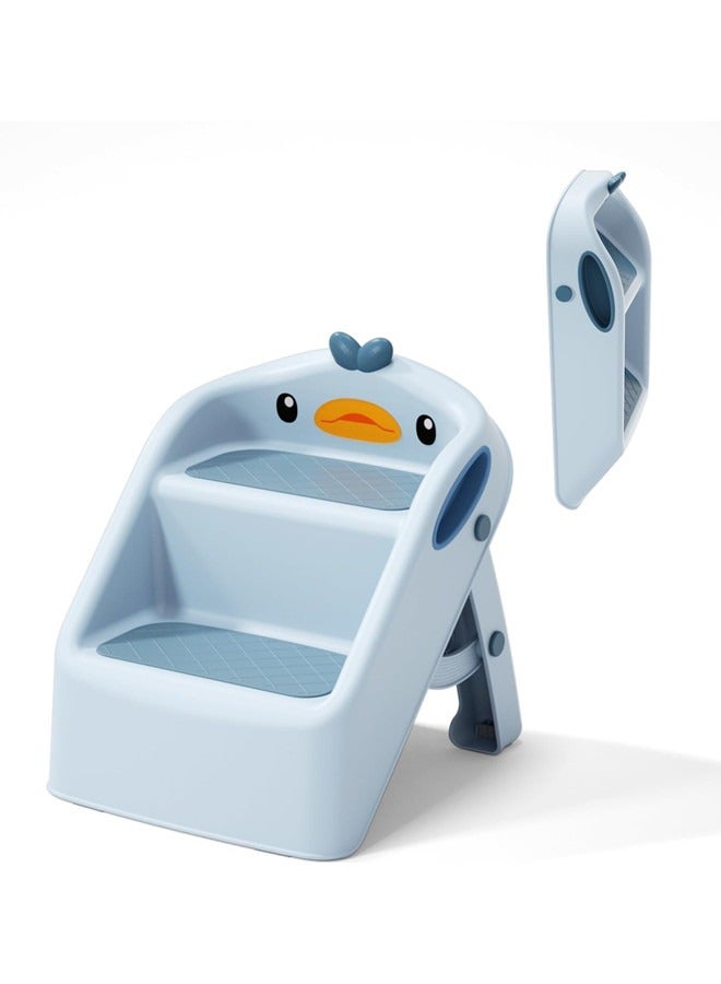 Foldable Bathroom Step Stool For Kids