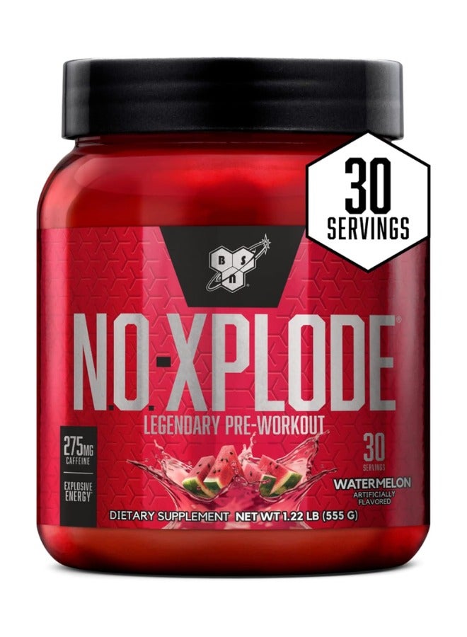 N.O.-Xplode Legendary Pre-Workout WatermelonFlavor 30 Servings