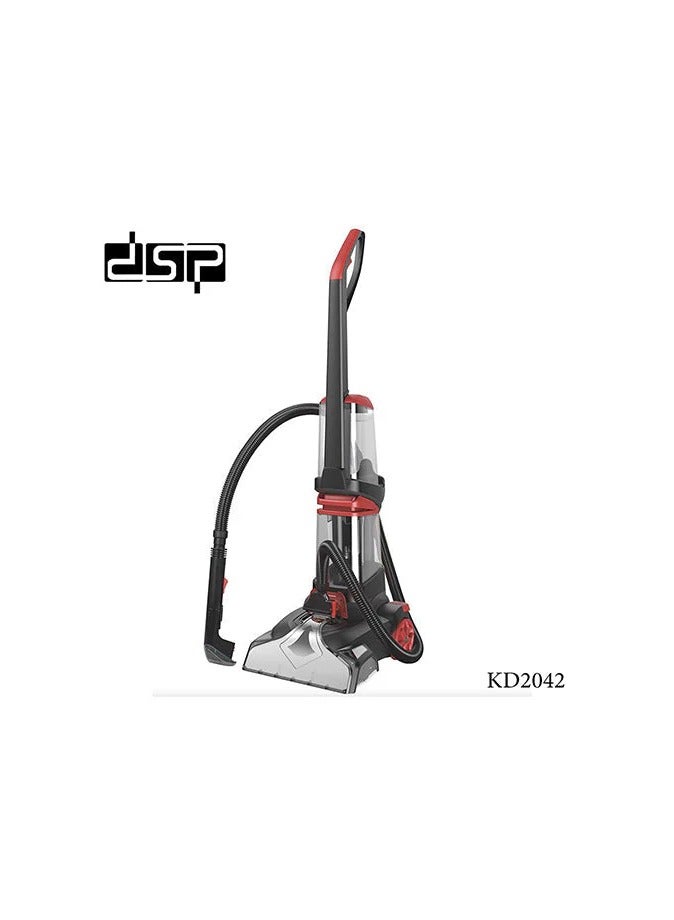 High Power upright 800W Carpet Vacuum Cleaner with Heat Function Steam Vacuum Cleaner for Carpet and Sofa with Multiple Usage Scenarios TURBO Multi-usage Vacuum Cleaner. (Red/Black)