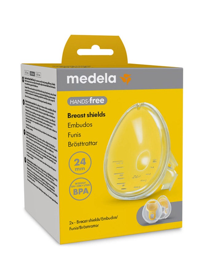 Hands-Free Breast Shield 2 X  24Mm