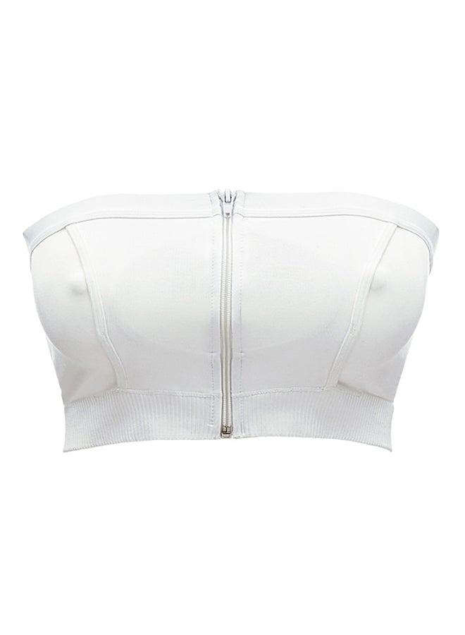 Easy Expression Hands-Free Pumping Bra White Small