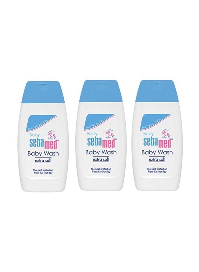 Pack of 3 Extra Soft Baby Wash