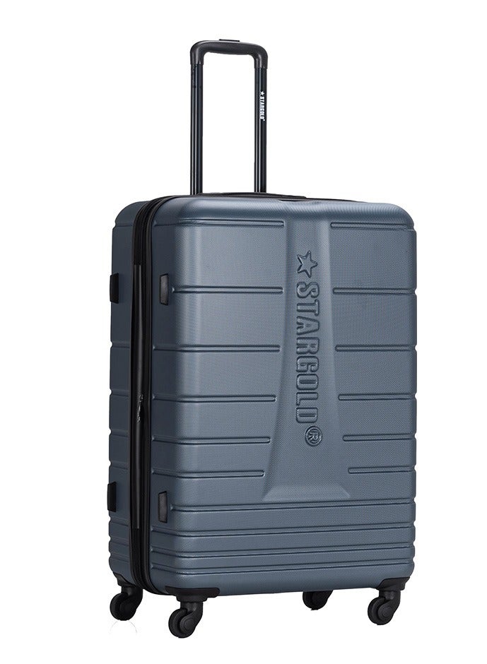 4 Pack Of Hardside Spinner Number Locked Luggage Trolley