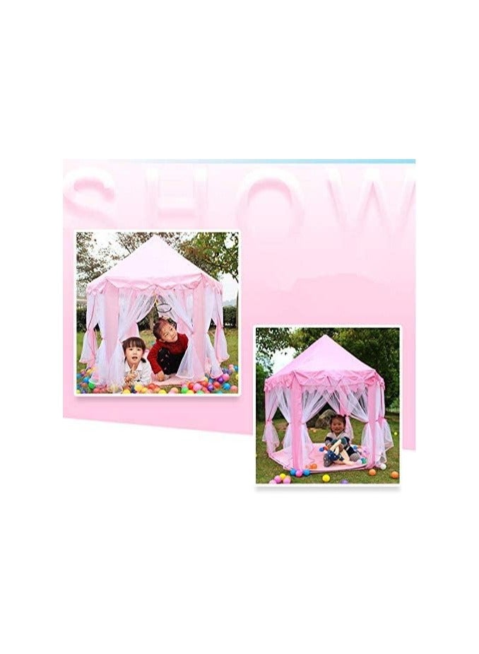 Children's Indoor Hexagon Hexagonal Tent Baby Decoration Game House Princess Game Castle Tent Toy House