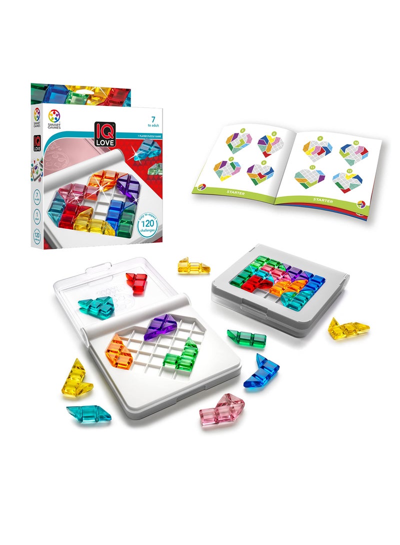 Travel Puzzle Game, Travel Game with 120 Challenges for Ages 7 - Adult, STEM-Focused Cognitive Skill-Building Brain Game, Kids and Family Travel Games