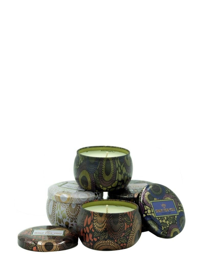 4 PCs Scented Candles Colorful Gift Set