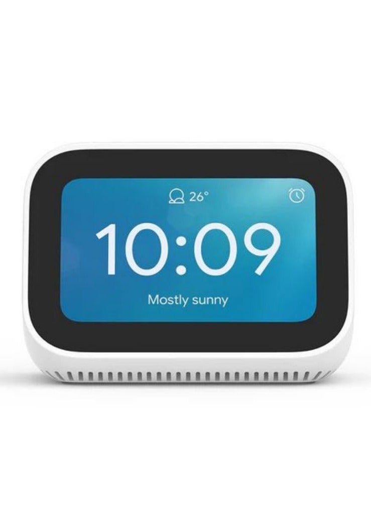 Mi Smart Clock,AI Touch Screen Display Speaker Bluetooth 5.0 WiFi Connection Ok Google Control  Smart Home Integration-White