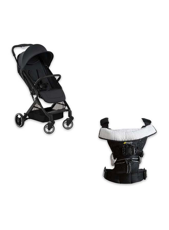 Travel N Care Plus - Travel Buggy - Black With 4 Way Carrier - Black