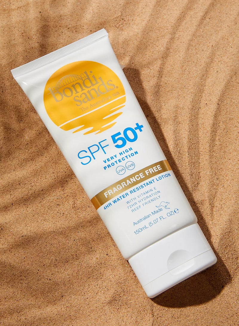 Sunscreen Lotion SPF50 Fragrance Free 150 ml