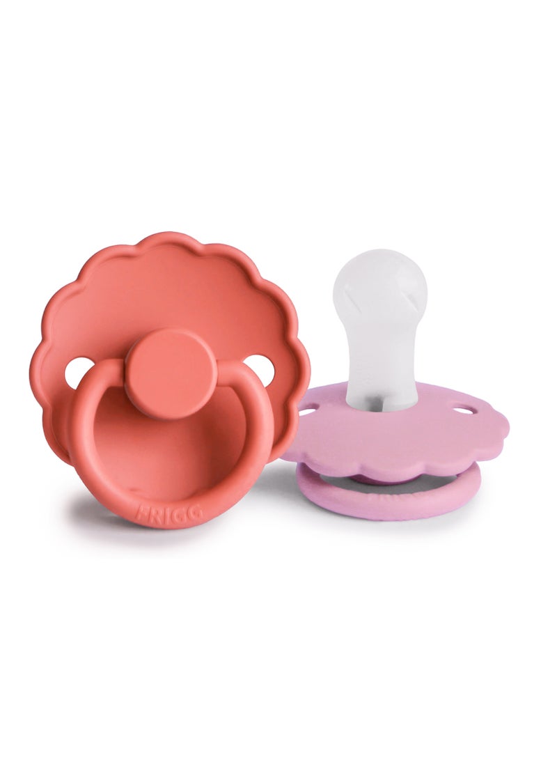 FRIGG Daisy Silicone 2-Pack 0-6 Months - Poppy/Lupine - Size 1
