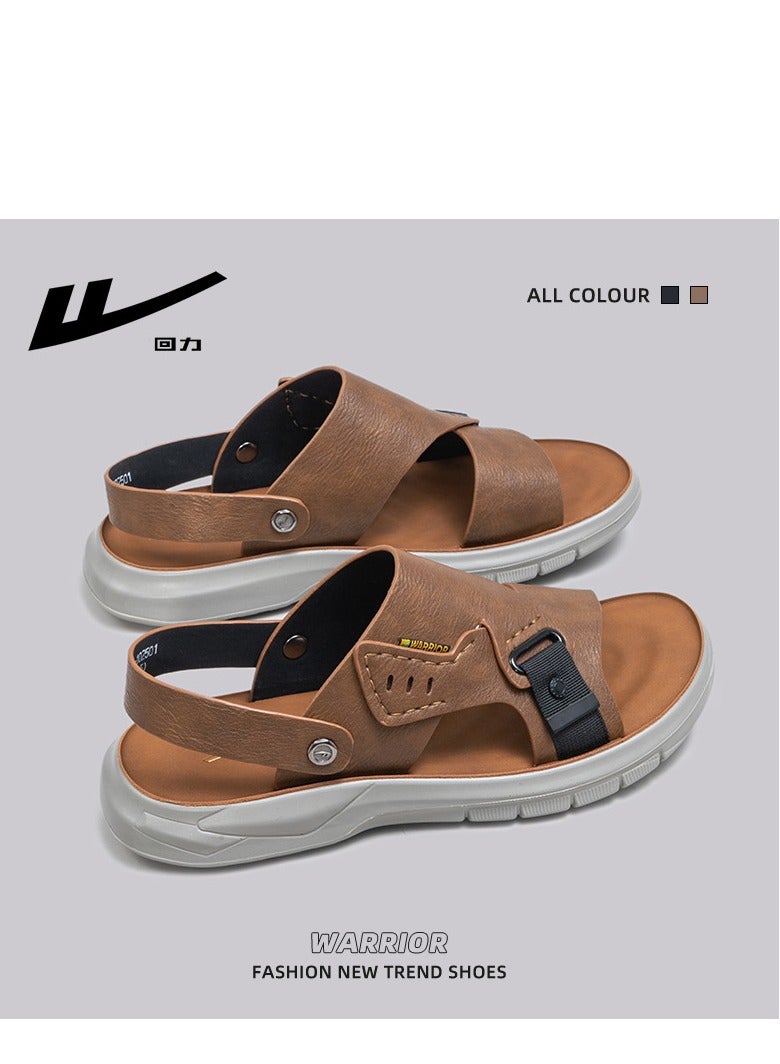 New Casual And Fashionable Style, Two Pairs Of Sandals And One Foot Of Beach Shoes