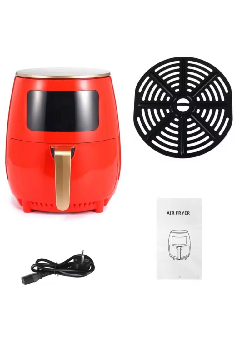 Silvercrest Multi-Function Touch Digital Air Fryer, 6 Liter Capacity, 2400 Watt Power, Red Color