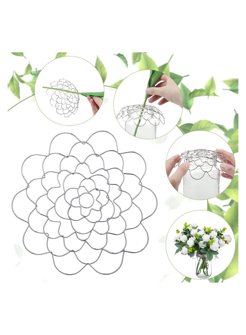 6 Pcs Flower Frog Stainless Steel Lid Arranger Wire Flower Arranging Tool