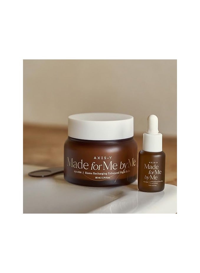 AXIS-Y Biome Recharging Night Renewal Set | Probiotic Skincare | Skin Barrier Cream | Aging Care | Korean Skincare