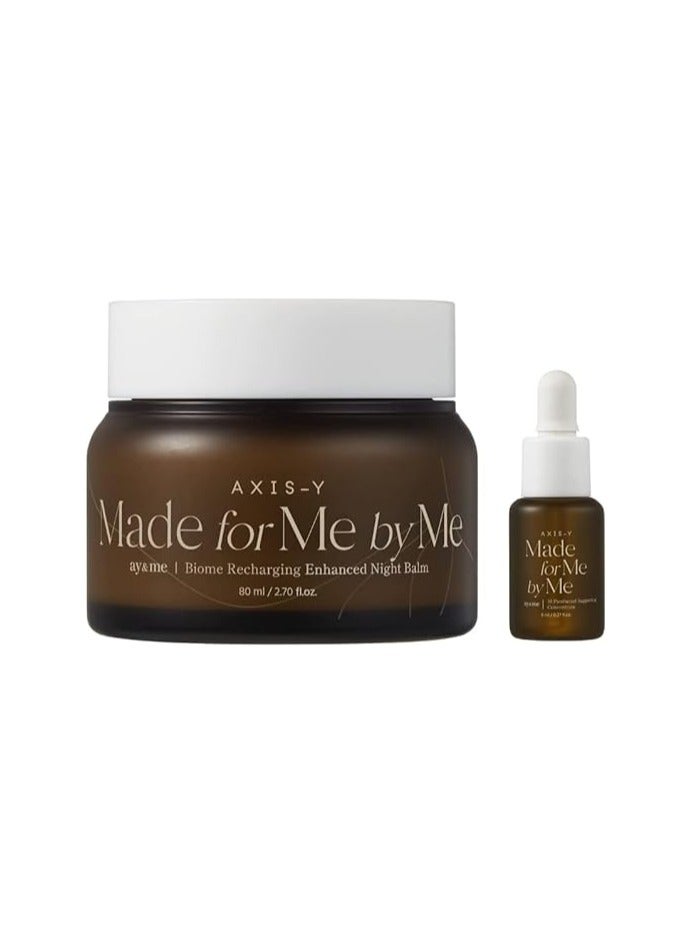 AXIS-Y Biome Recharging Night Renewal Set | Probiotic Skincare | Skin Barrier Cream | Aging Care | Korean Skincare
