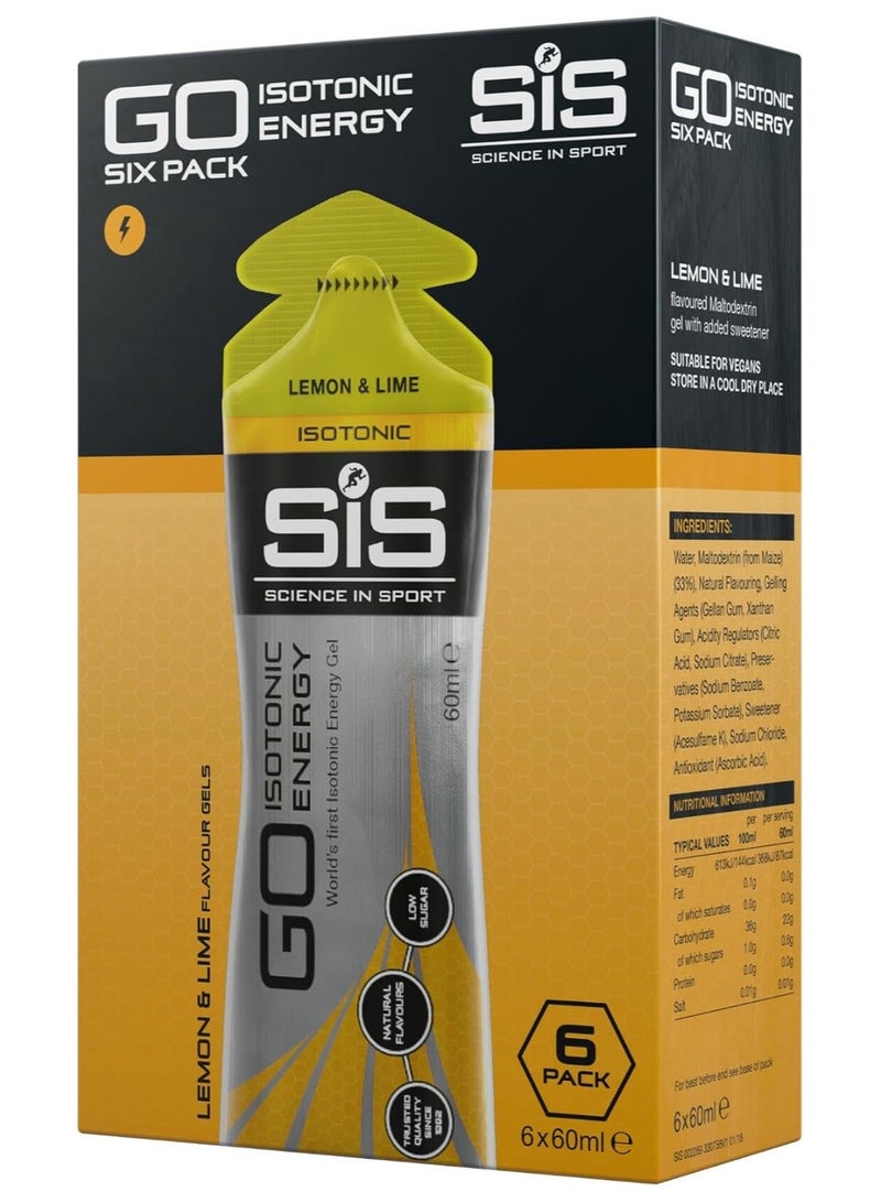 Go Isotonic Energy Worlds First Isotonic Energy Gel, Trusted Quality Since 1992, Natural Flavours And Low Suger Lemon And Lime