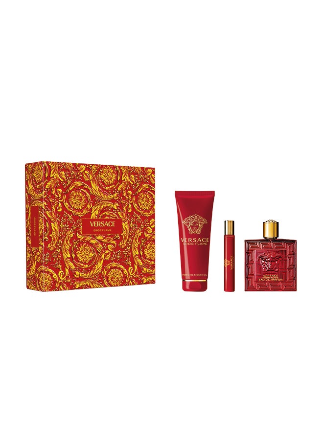 Eros Flame Edp Natural Spray Gift Set 100ml