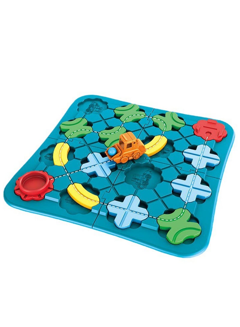 Children's Educational Toys Track Level Thinking Training Desktop Board Game Road Building Maze