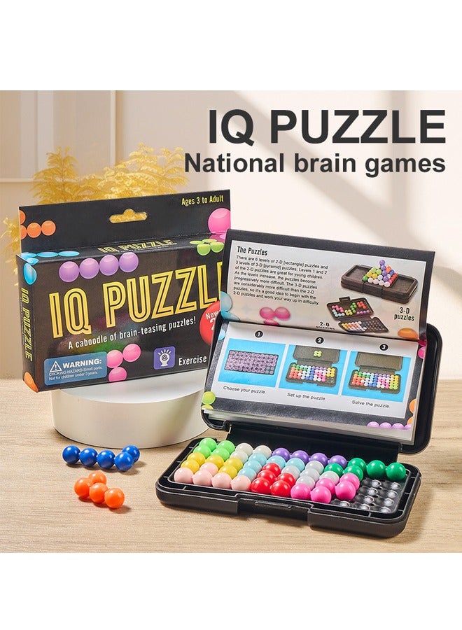 Educational Insights 2D & 3D Brain Teaser Puzzle Game, Featuring 200 Challenges, Gift for Ages 7+