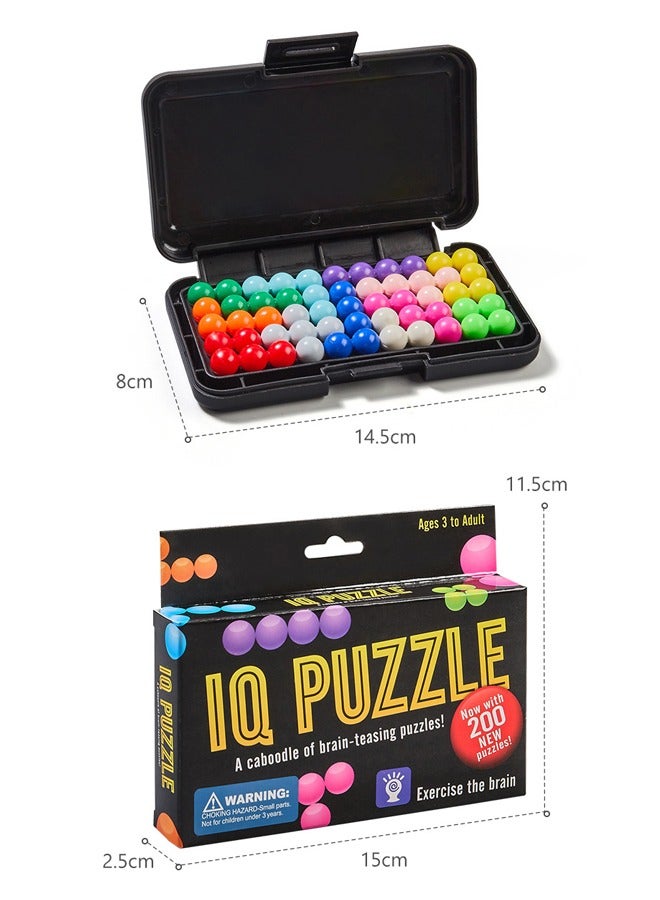 Educational Insights 2D & 3D Brain Teaser Puzzle Game, Featuring 200 Challenges, Gift for Ages 7+