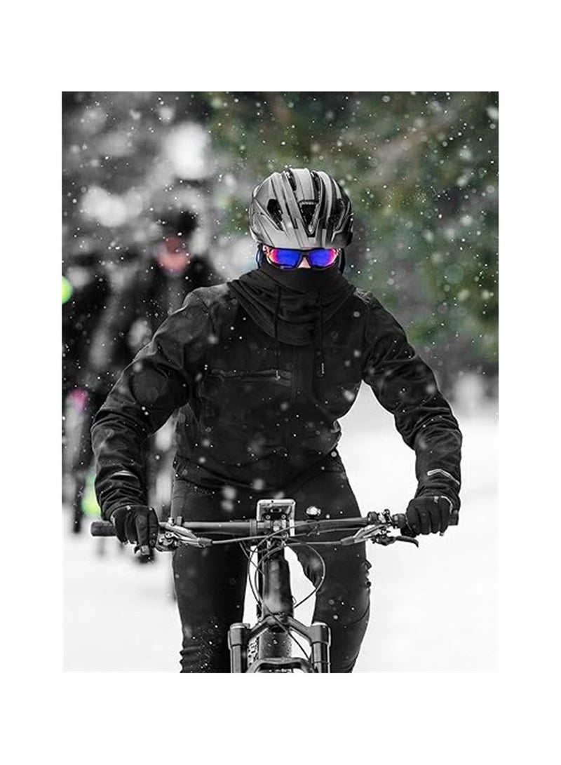 Thermal Fleece Hats - 2-Pack Perfect for Riding, Skiing, and Sports. Stay Warm and Stylish with this Heavyweight Winter Fleece Balaclava and Neck Wrap Combo. One Size Fits All