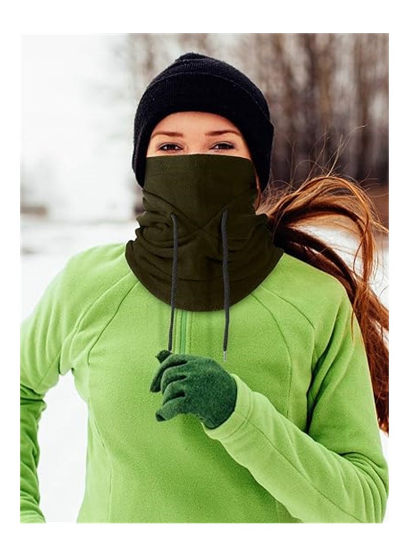 Thermal Fleece Hats - 2-Pack Perfect for Riding, Skiing, and Sports. Stay Warm and Stylish with this Heavyweight Winter Fleece Balaclava and Neck Wrap Combo. One Size Fits All