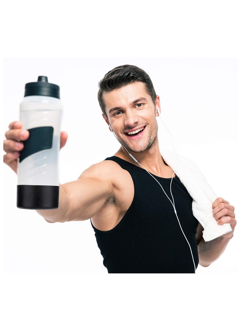 Protective Silicone Boot for Water Bottle, 5 Pieces Silicone Flex Boot for Sports Water Bottles Compatible with Hydro Flask/Takeya/MIRA/Iron Flask