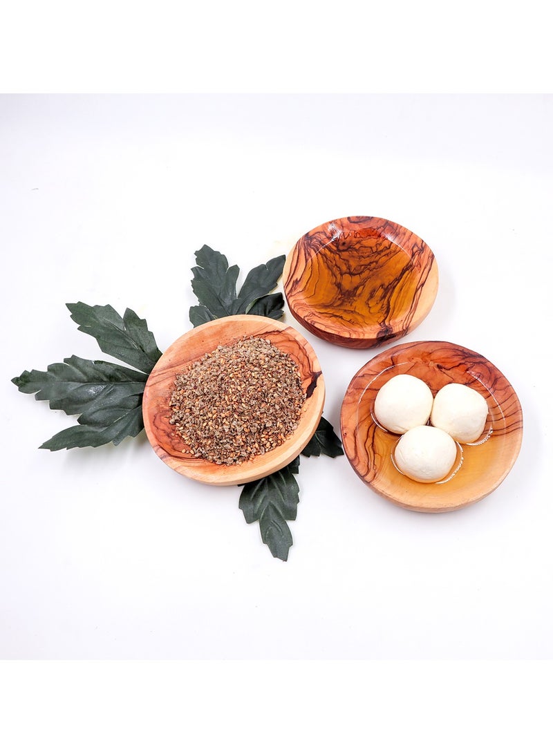 Olive Wood Dish | 3 Pcs Set