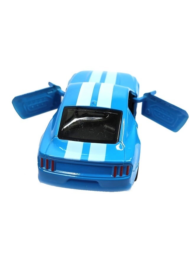 4-Piece Alloy Die Cast Model Car Collection with Openable Doors & Pull Back Action for Kids