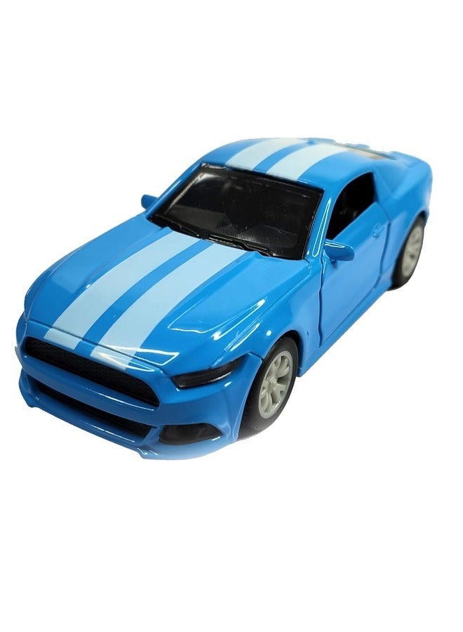 4-Piece Alloy Die Cast Model Car Collection with Openable Doors & Pull Back Action for Kids