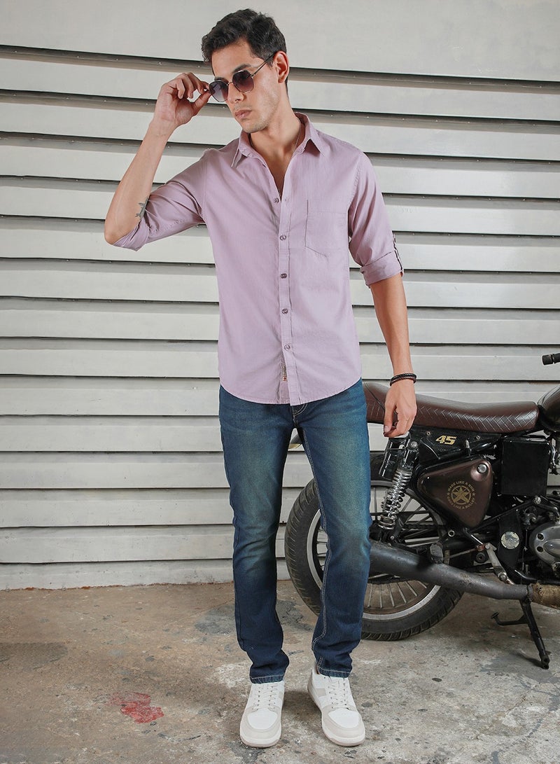 Men Lavender Shirts