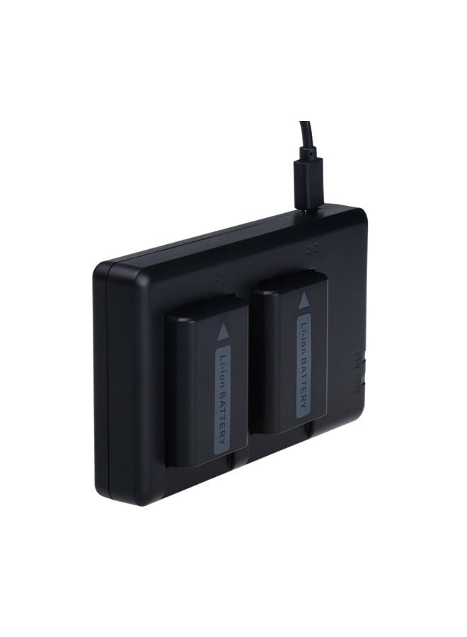 NP-FW50 Camera Battery Charger for Sony a6000, a5100, a6300, a7M2, a7R2, a7S2 - Dual Charger