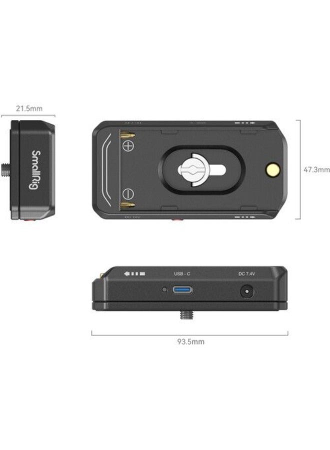 SmallRig L-Series/NP-F Battery Adapter Plate With NP-FZ100 Dummy Battery Kit (Advanced Edition)