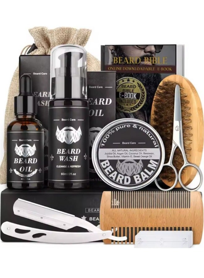 Beard Grooming Kit For Men, Black
