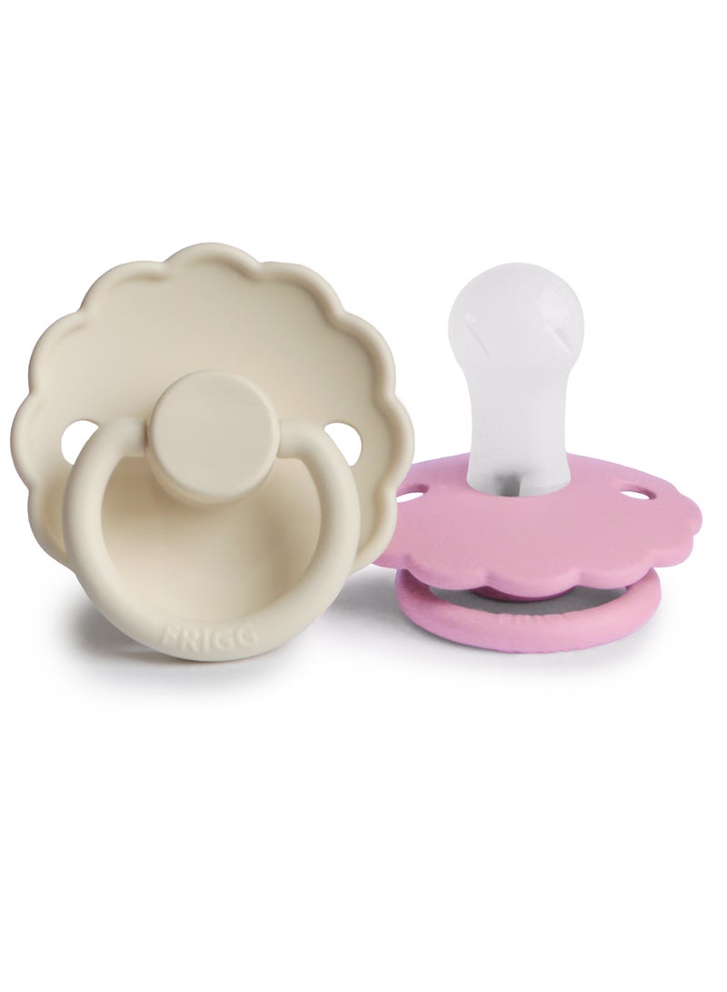FRIGG Daisy Silicone 2-Pack 0-6 Months - Cream/Lupine - Size 1