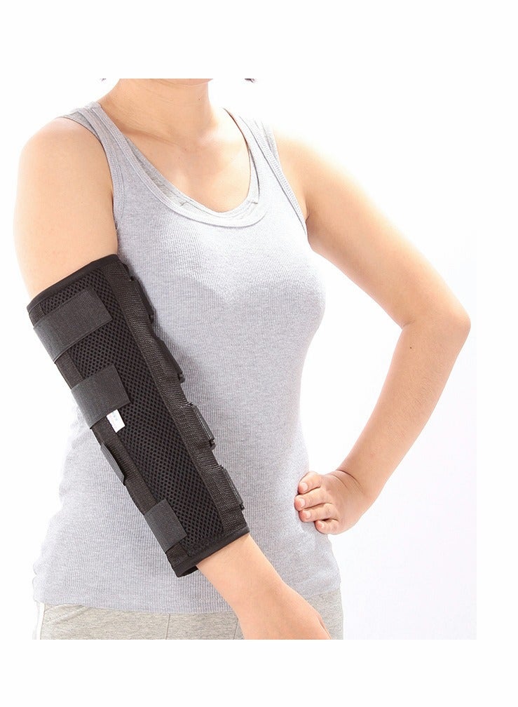 Arm Splint Support Elbow Fracture Immobilizer Protector for Cubital Tunnel Ulnar Nerve Injuries Night Stabilizer Support Sleeve Fixing Brace of Elbow Joint Arm Splint (M)